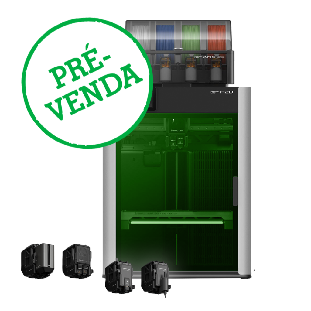 Impressora 3D Bambu Lab H2D - Laser Combo - Wishbox Technologies