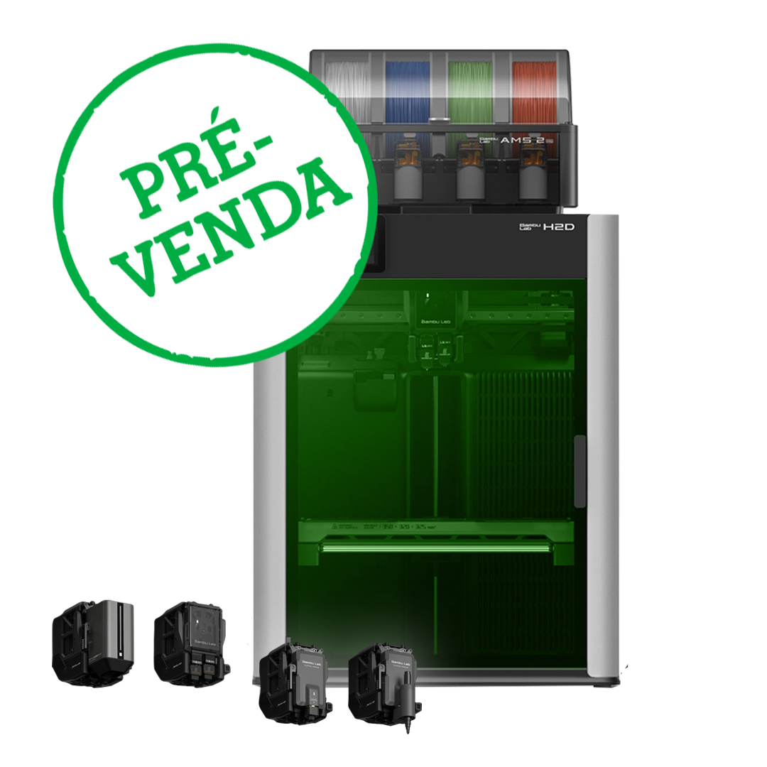 Impressora 3D Bambu Lab H2D - Laser Combo - Wishbox Technologies