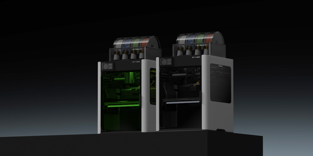 Bambu Lab H2D com e sem Laser